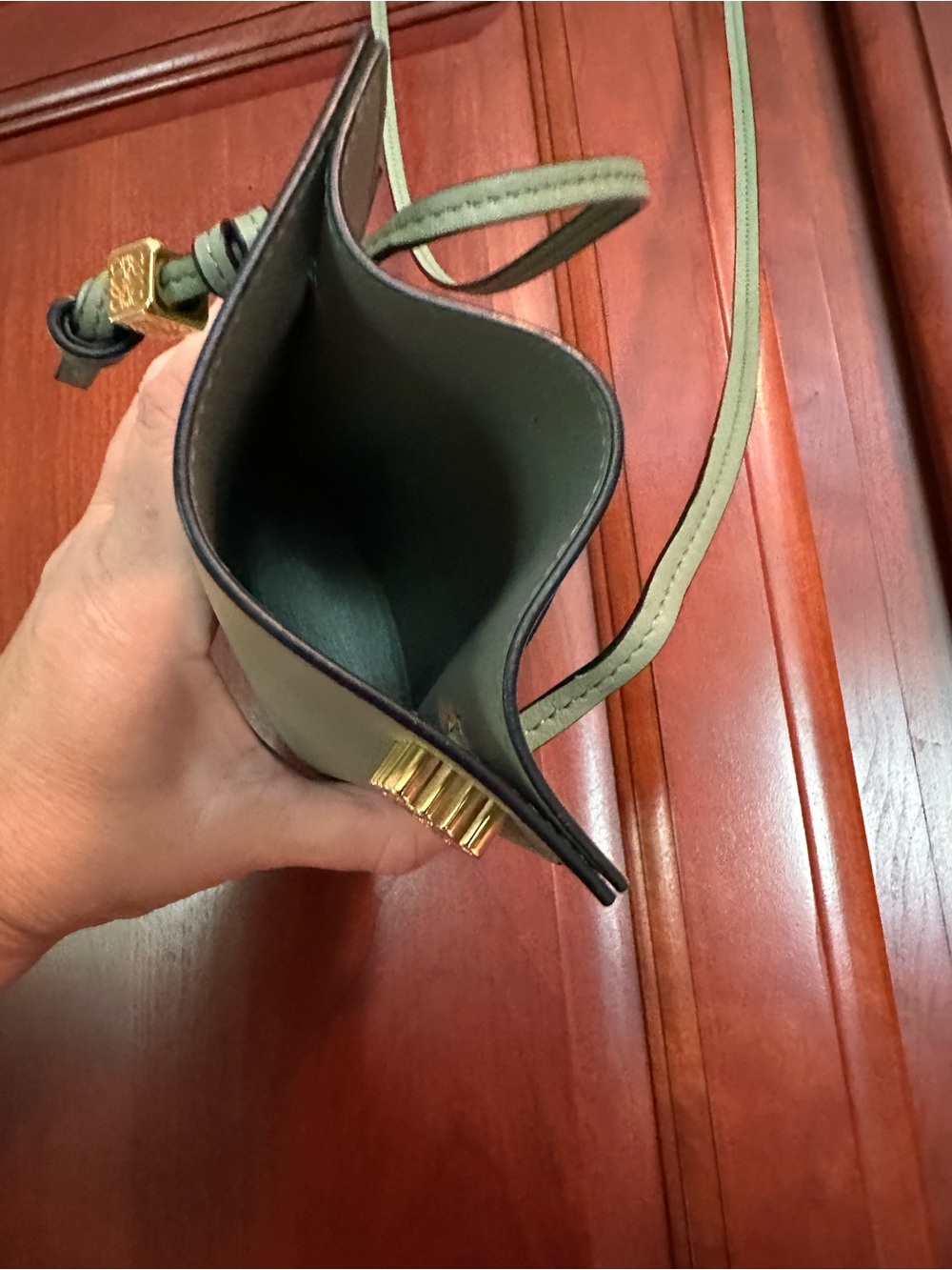 Loewe Mini Crossbody with Gold Anagram. Bonus Cube Charm, Bags Included! - Picture 6 of 13